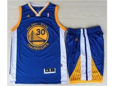 nba golden state warriors #30 curry blue[revolution 30 swingman Suits]